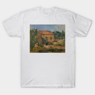 Abandoned House near Aix-en-Provence by Paul Cezanne T-Shirt